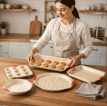 طقم خبز وحلويات 10 قطع